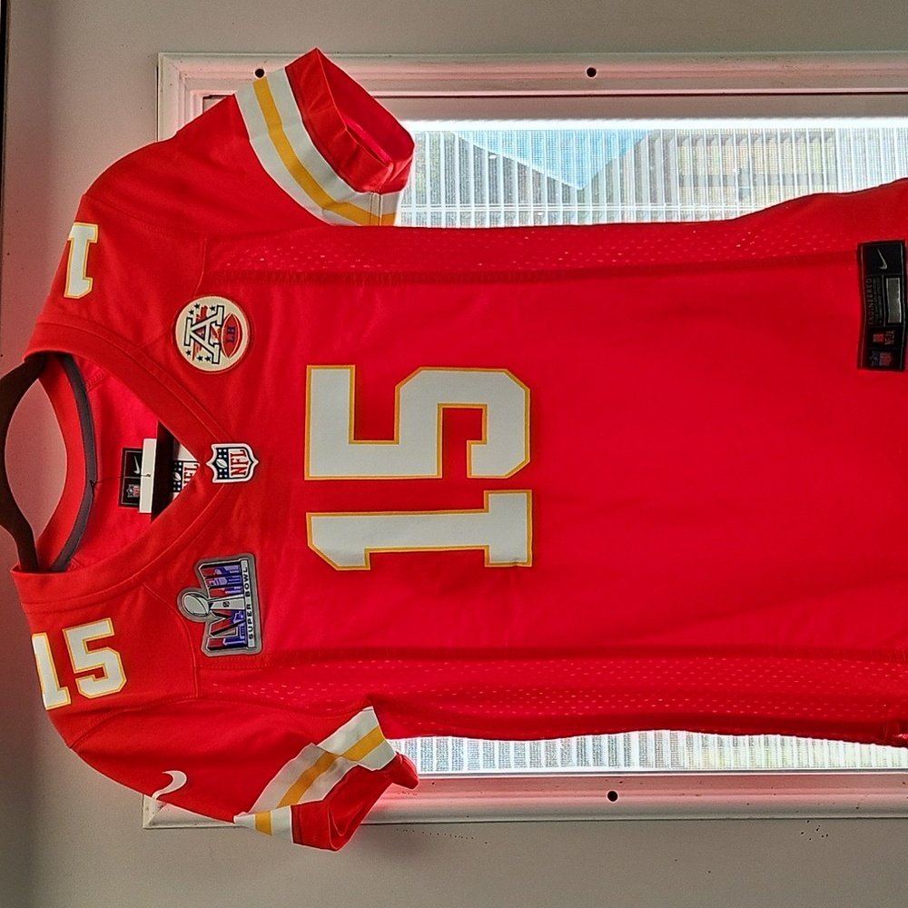 Nike Red NFLPA Jersey with Silver Accents